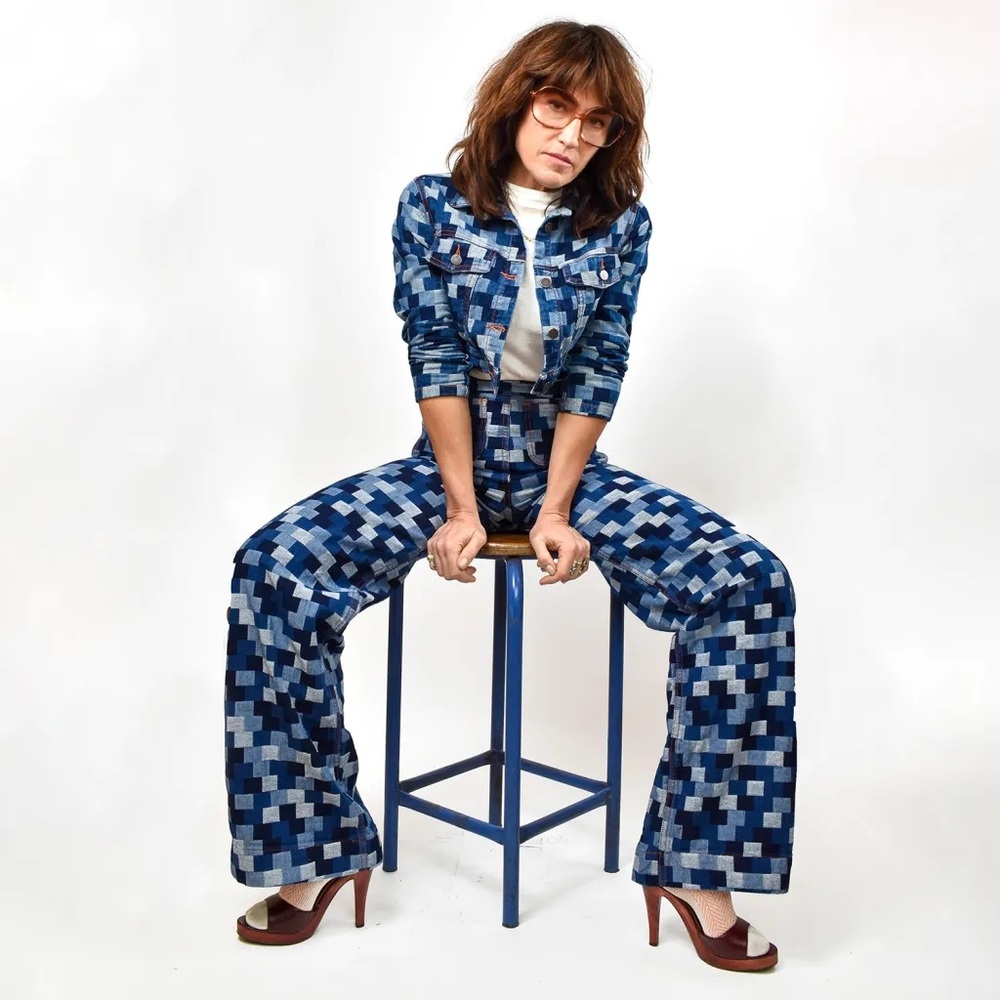 Iconic Judi Rosen Indigo Patchwork Jeans